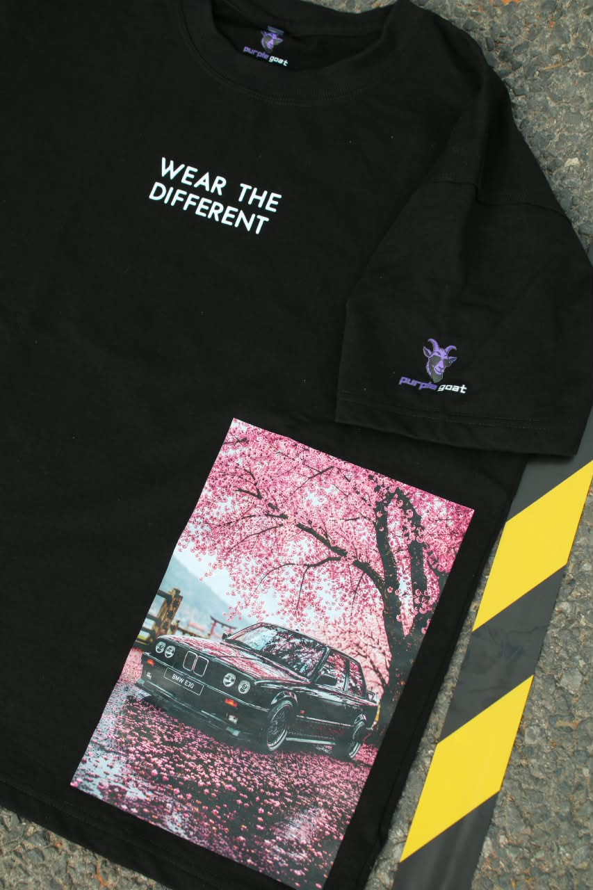 Oversized French Terry Cotton T-Shirt
