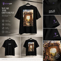 Oversized French Terry Cotton T-Shirt