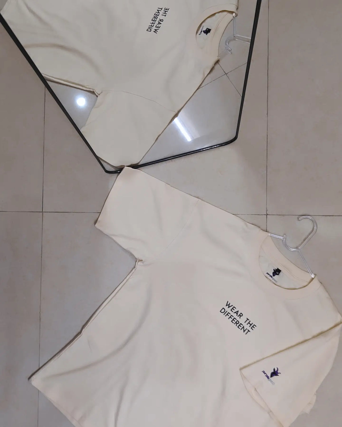 Oversized French Terry Cotton T-Shirt